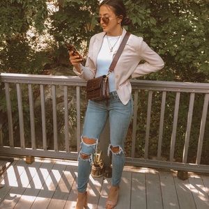 Lulu’s Skinny Ankle Ripped Jeans - Size 1